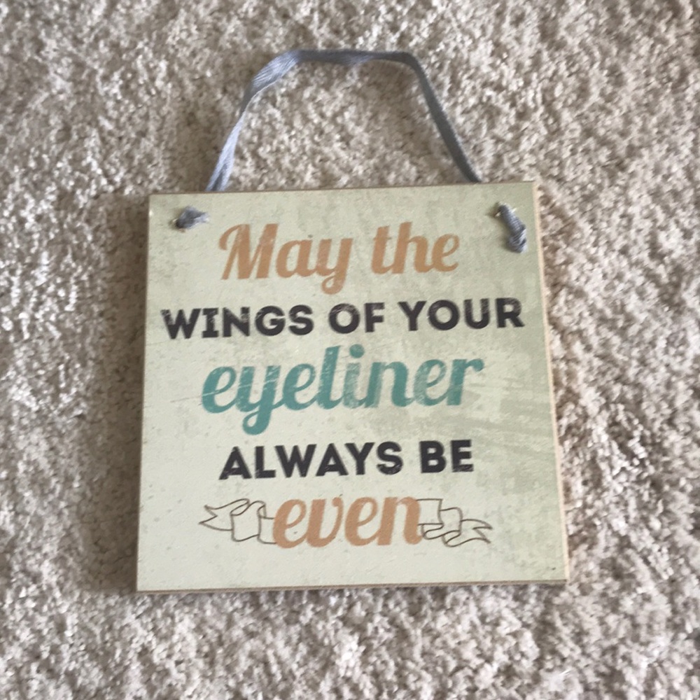 3/$30 Decorative bathroom art piece